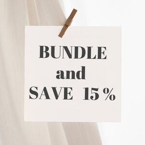 BUNDLE & SAVE 15 %